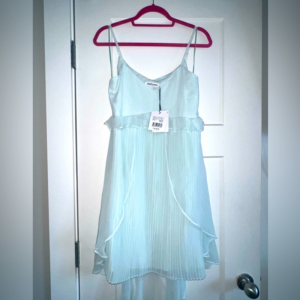 NWT Naf Naf Paris mint dress